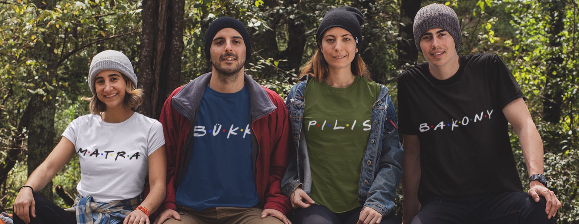 túrázó jóbarátok friends