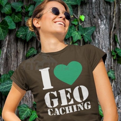 I Love Geocaching Női Póló