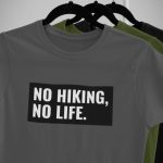 No Hiking No Life Póló