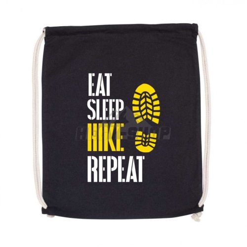Eat, sleep, hike, repeat tornazsák