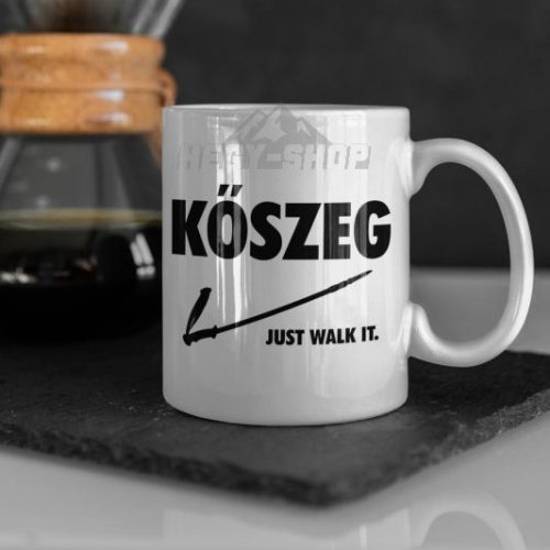 JUst Walk It Kőszeg Bögre