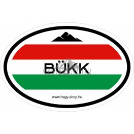 Bükk autós matrica