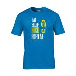 Eat, sleep, hike, repeat póló