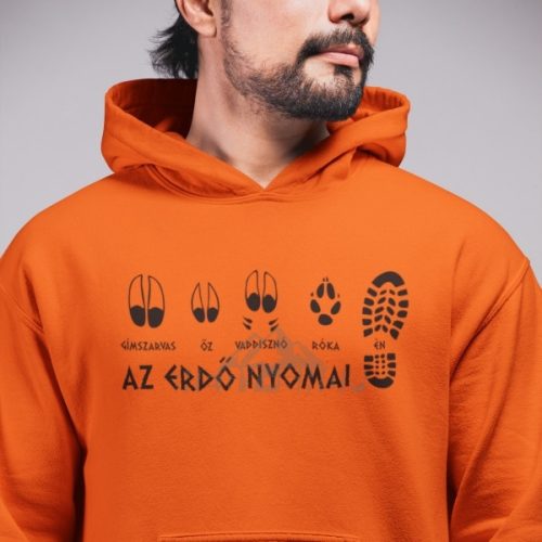 Az erdő nyomai Pulóver Sötétzöld S méret