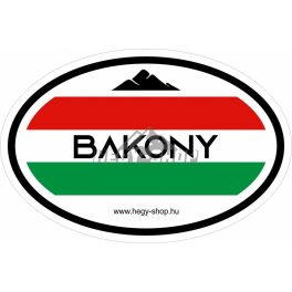 Bakony autós matrica