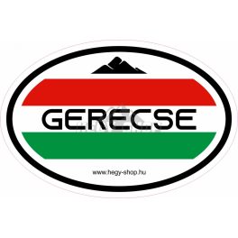Gerecse autós matrica