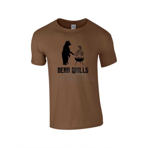 Bear Grills Póló Világosbarna L méret